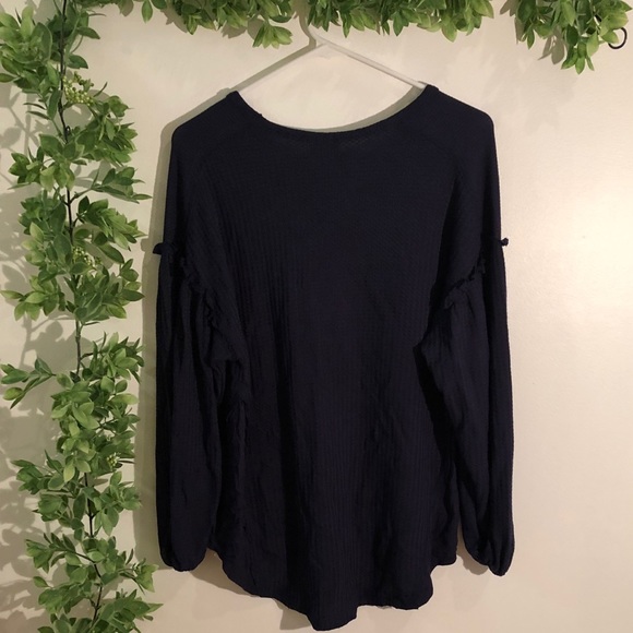 Waffle Wide Arm Long Sleeve - Picture 3 of 4
